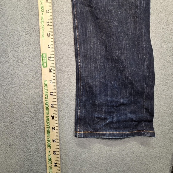 Levis Made & Crafted Tack Slim Jeans Mens Dark Wash Blue Slim Tapered Fits 32x32 - Picture 4 of 16